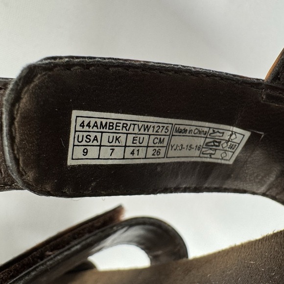 Vionic 44 Amber Tortoise Print Slingback Strappy Sandals Women's Size 9 TVW1275 - Picture 8 of 12